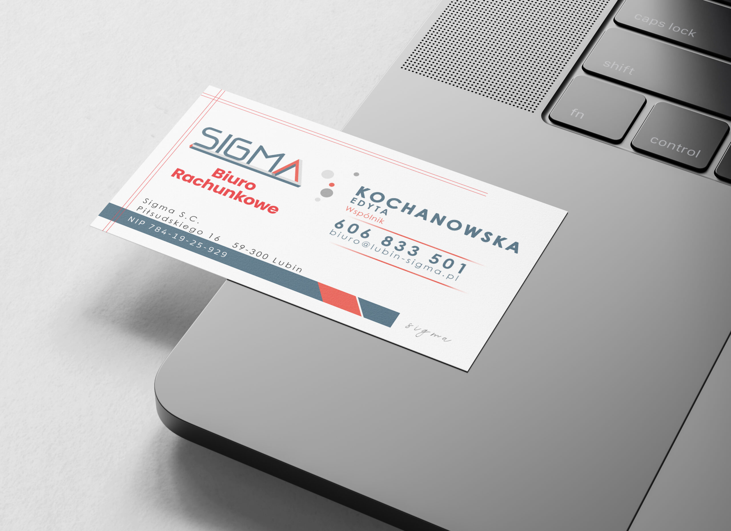 Business Card on Macbook Pro Mockup by Anthony Boyd Graphics