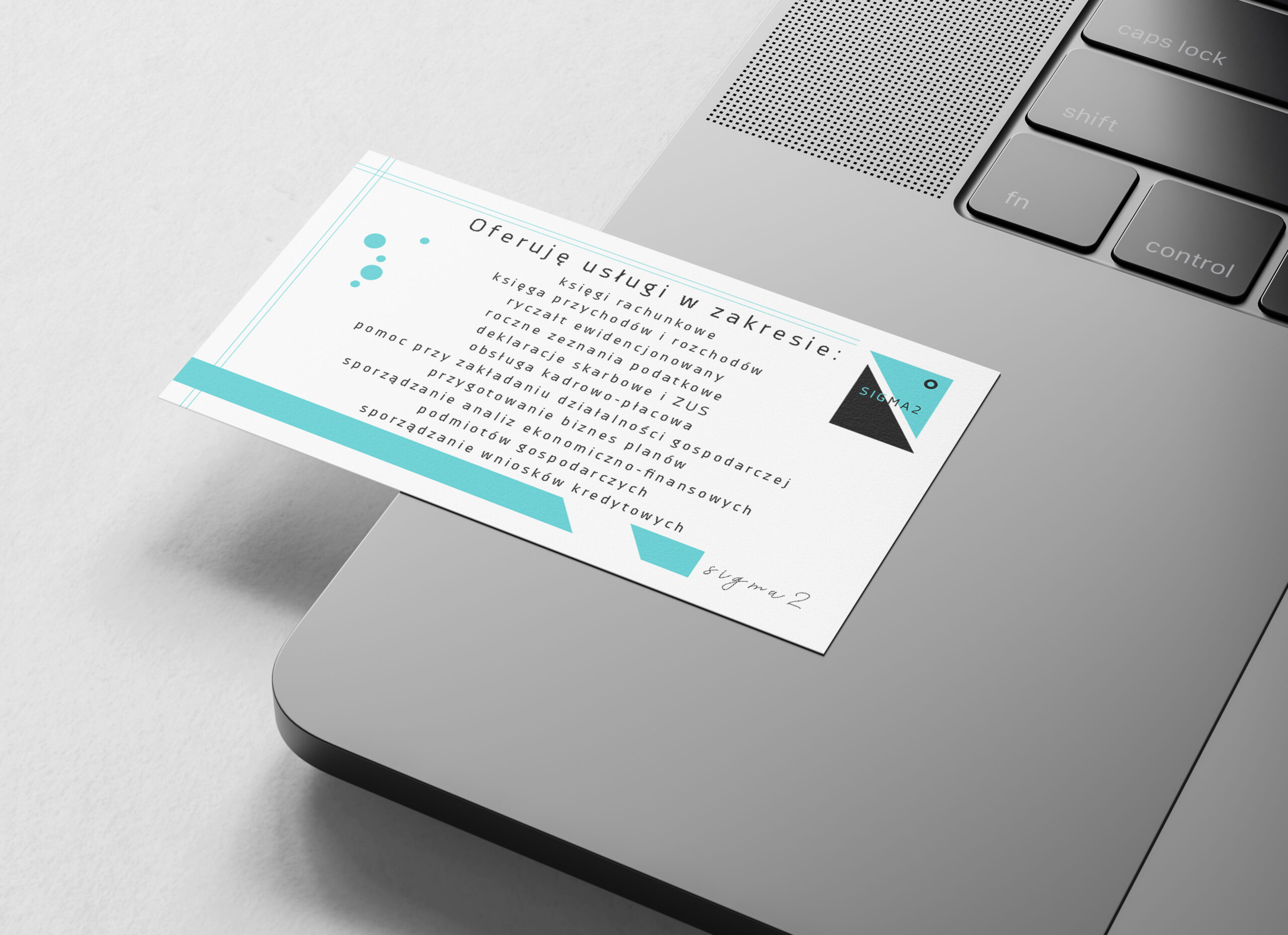 Business Card on Macbook Pro Mockup by Anthony Boyd Graphics